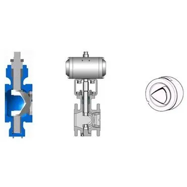 Сегмент V порт сферичен кран